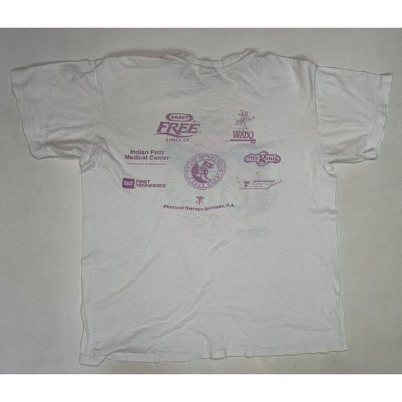 VINTAGE Crazy Eight Fun Fest Tennessee 1990 T-shirt Women Medium Single Stitch - Picture 8 of 11